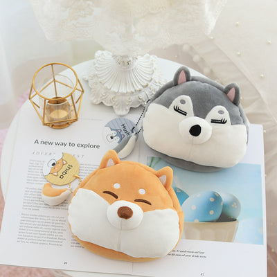 Bolsa Cosmética Llavero Colgante con Diseño de Shiba Inu y Husky - Image 12