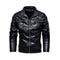 Chaqueta de Cuero Código Europeo - Abrigo PU Premium para Hombre