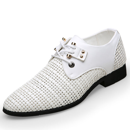 Zapatos de Cuero para Hombre con Diseño Calado - Image 2