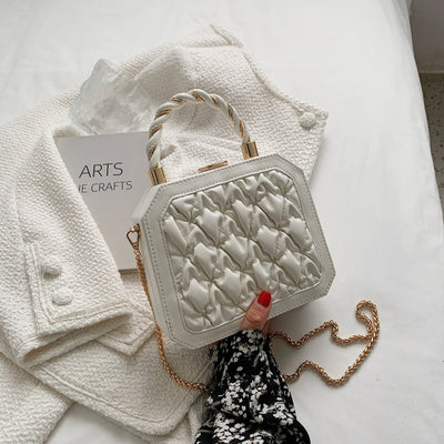 Bolso Cuadrado Pequeño PU Estilo Coreano con Cadena Elegante - Image 14