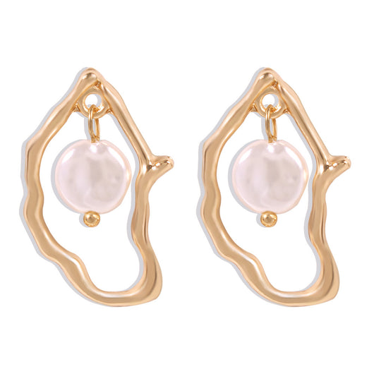 Pendientes de Perlas Orgánicas: Elegancia Única - Image 7