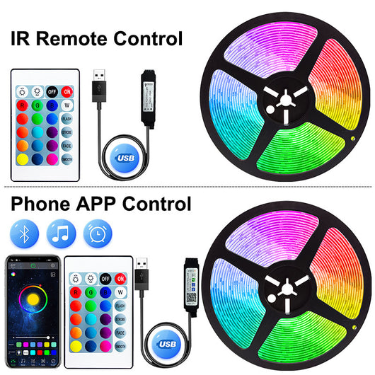 Tira LED Flexible RGB 5050 con Bluetooth USB 5V - Image 8