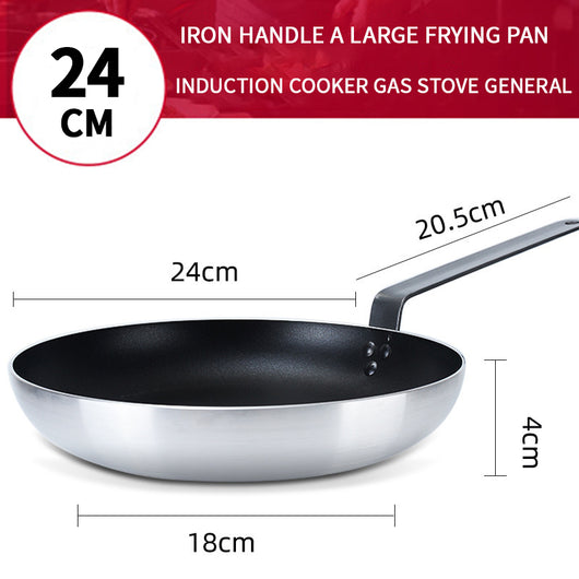 Sartén de Aluminio con Fondo Plano - Calidad Premium para tu Cocina - Image 4