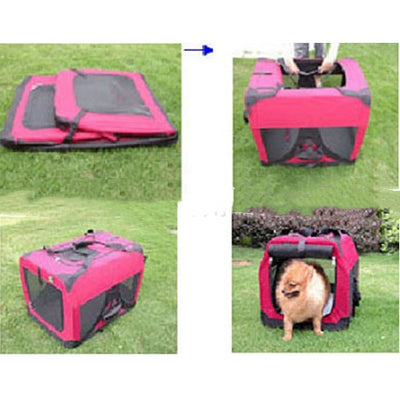 Mochila Transportadora Plegable para Perros - Jaula Portátil de Viaje - Image 10