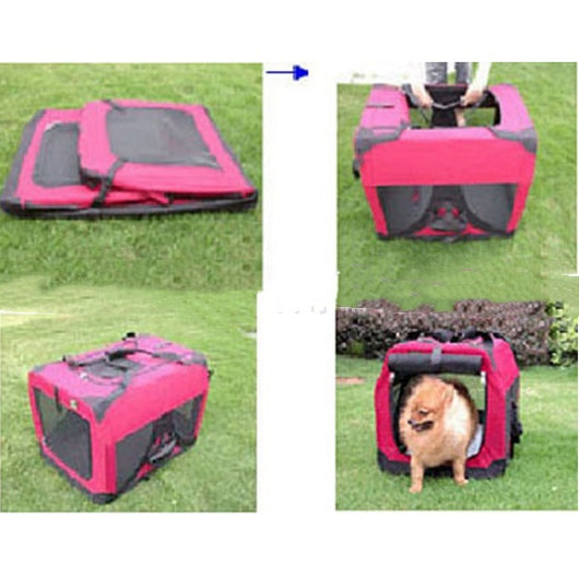Mochila Transportadora Plegable para Perros - Jaula Portátil de Viaje - Image 10