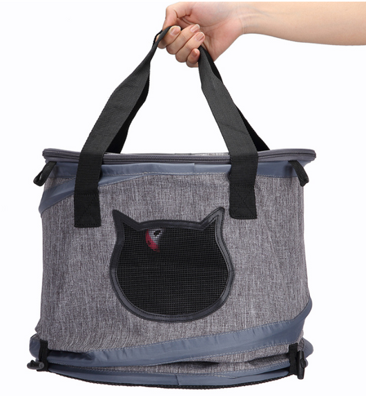 Transportín Plegable para Mascotas - Bolsa de Viaje Portátil para Perros y Gatos - Image 9