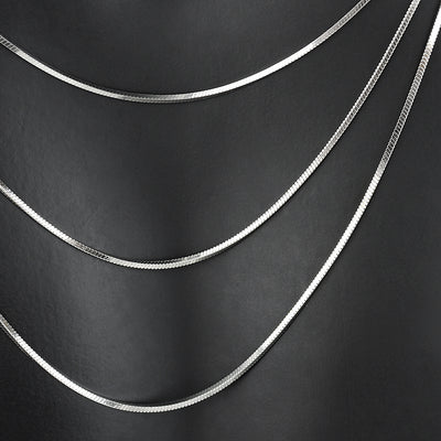 Collar de Plata Pura Plateado en Platino - Image 4