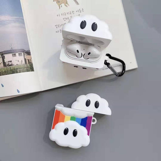 Funda Protectora de Auriculares Apple con Diseño Arcoíris Infantil - Image 4