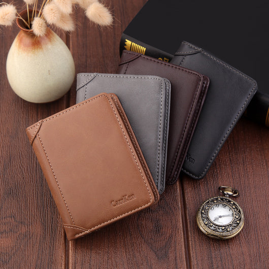 Billetera Corta para Hombre Multi-Tarjeta con Cierre de Botón - Image 8