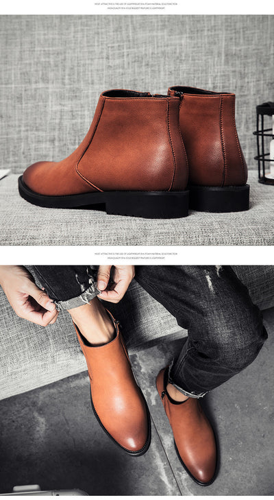 Botas Cortas Retro Coreanas - Image 13