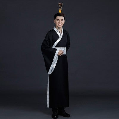 Traje Tang Primavera Otoño - Ropa Tradicional China para Hombre - Image 11