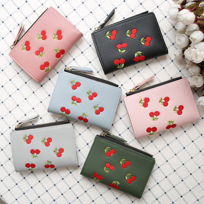 Monedero de Tela con Bordado de Cerezas - Image 12