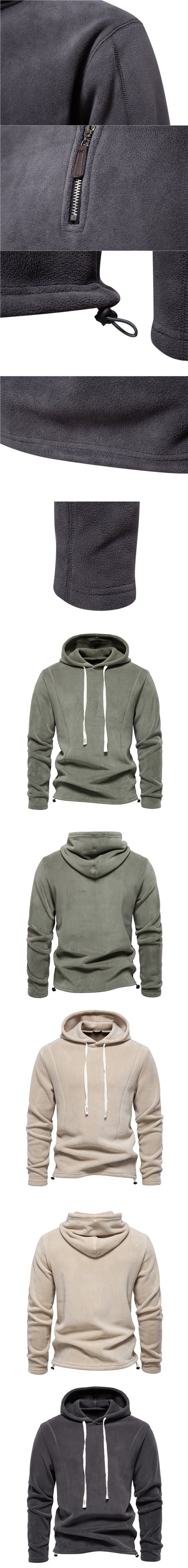 Suéter de Cuello Alto con Cierre Medio para Hombre - Otoño e Invierno - Image 19