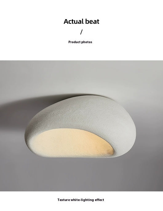 Lámpara de Techo Minimalista Japonesa Silenciosa Crema Moderna - Image 39