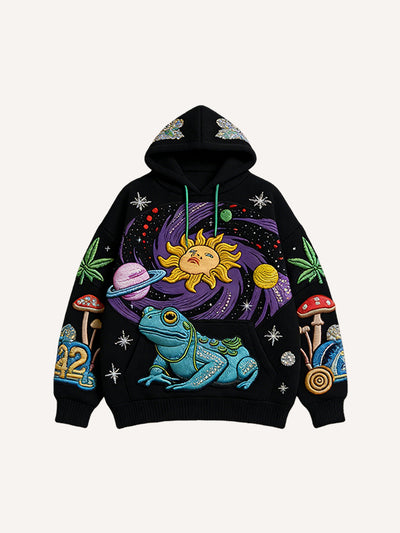 Sudadera Casual con Capucha y Diseño Estampado de Manga Larga para Hombre - Image 4
