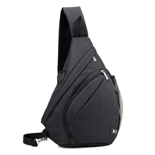 Bolsa de Pecho para Hombre con Compartimento para Botella y Puerto USB