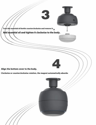 Difusor de Aroma Inteligente con Bluetooth y Temporizador para Techo - Image 9