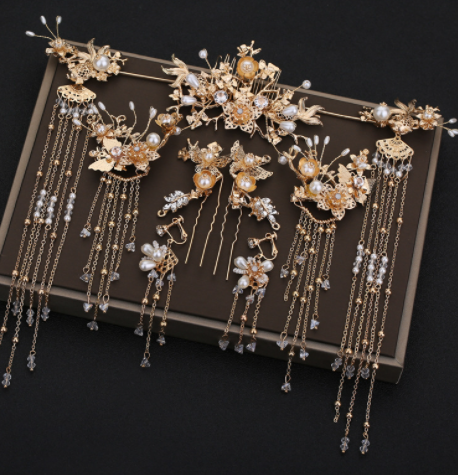 Tocado Vintage con Fleco - Accesorio de Moda Retro
