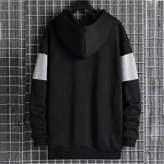 Sudadera con Capucha Patchwork Color Block para Hombre - Estilo Single Face - Image 15