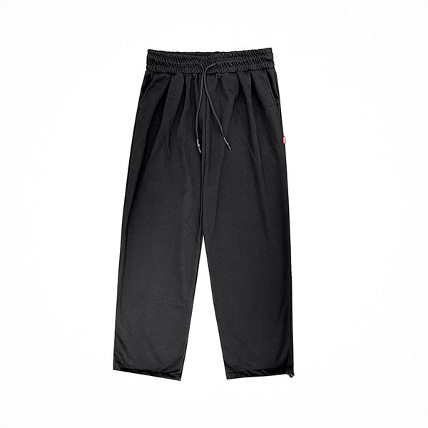 Pantalones Elegantes Very Fairy para Hombre - Corte Recto Holgado Pierna Ancha