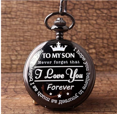 Reloj de Bolsillo Cadena "TE AMO POR SIEMPRE" - Image 12