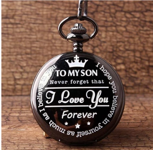 Reloj de Bolsillo Cadena "TE AMO POR SIEMPRE" - Image 12