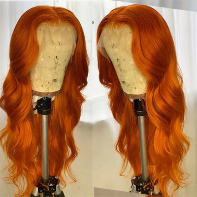 Diadema de Cabello Rizado Ondulado Naranja - Extensión Capilar Voluminosa Tipo Real - Image 12