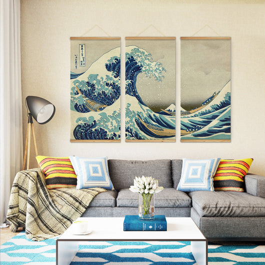 Tríptico de Pintura en Madera Maciza - Image 2