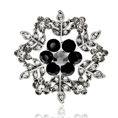 Broche Copo de Nieve Elegante