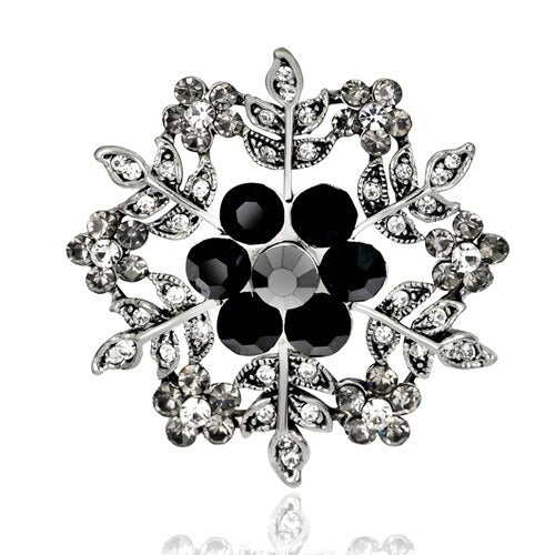 Broche Copo de Nieve Elegante