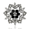 Broche Copo de Nieve Elegante