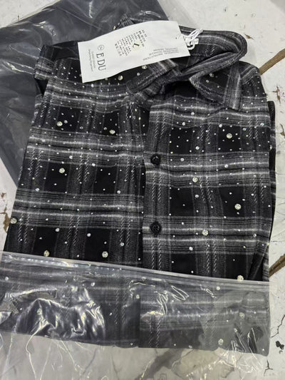 Camisa Retro Hombre con Bordado Estrellado y Detalles de Cristal - Image 13
