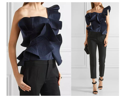 Blusa sin mangas con volantes - Image 22