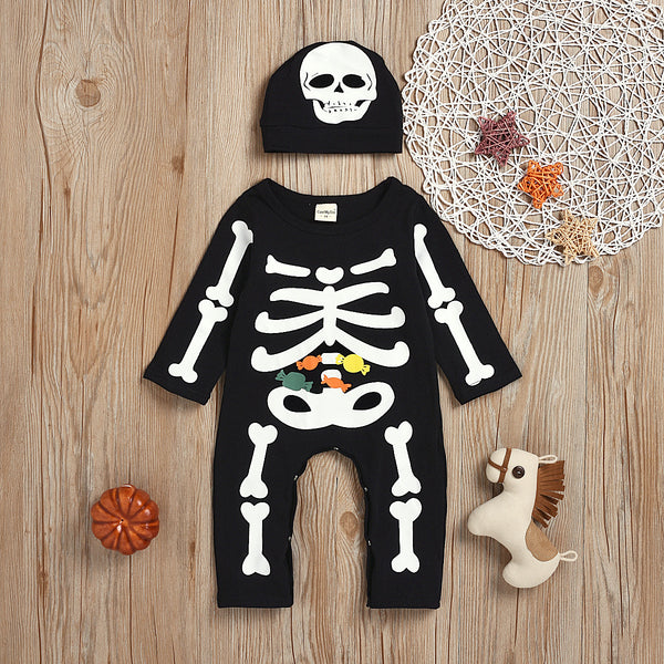 Conjunto Estampado: Jumpsuit y Sombrero a Juego