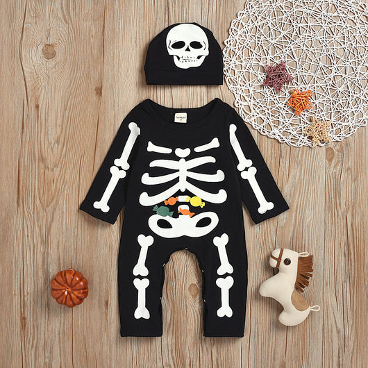 Conjunto Estampado: Jumpsuit y Sombrero a Juego