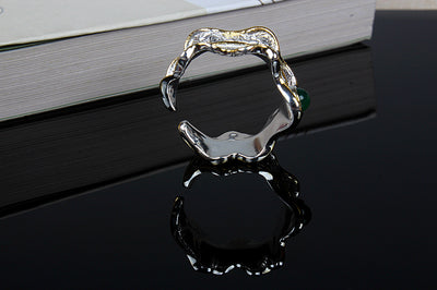 Anillo de Gema Hoja Exuberante - Image 4