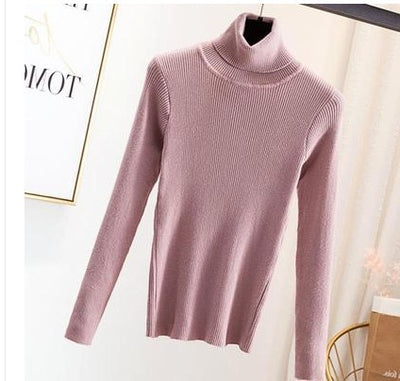 Suéter Cuello Alto Ajustado para Mujer - Image 12