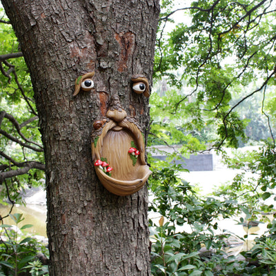 Decoración de Jardín Pascual con Árbol Hongo Sonriente - Image 4