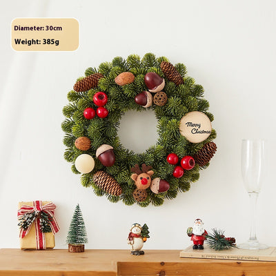 Corona Navideña con Bastones de Caramelo y Decoraciones Festivas - Image 13