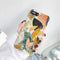 Funda Protectora Retro con Diseño de Hojas