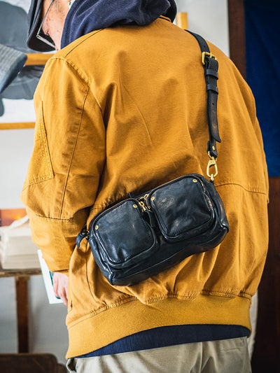 Bolsa de Pecho de Cuero para Hombre - Multifunción Verano - Image 5