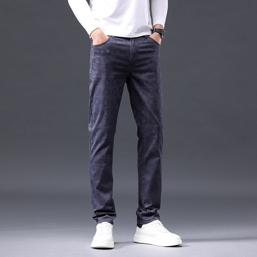 Pantalones Casuales de Algodón Estilo Británico para Hombre - Image 3