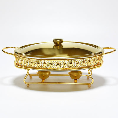 Contenedor Calentador de Alimentos con Soporte de Hierro y Placa de Vidrio - Image 7