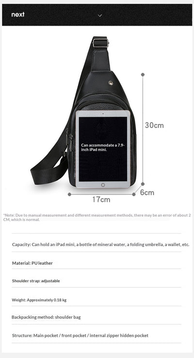 Bolsa Cruzada de Negocios para Hombre - Estilo Moderno y Funcional - Image 10