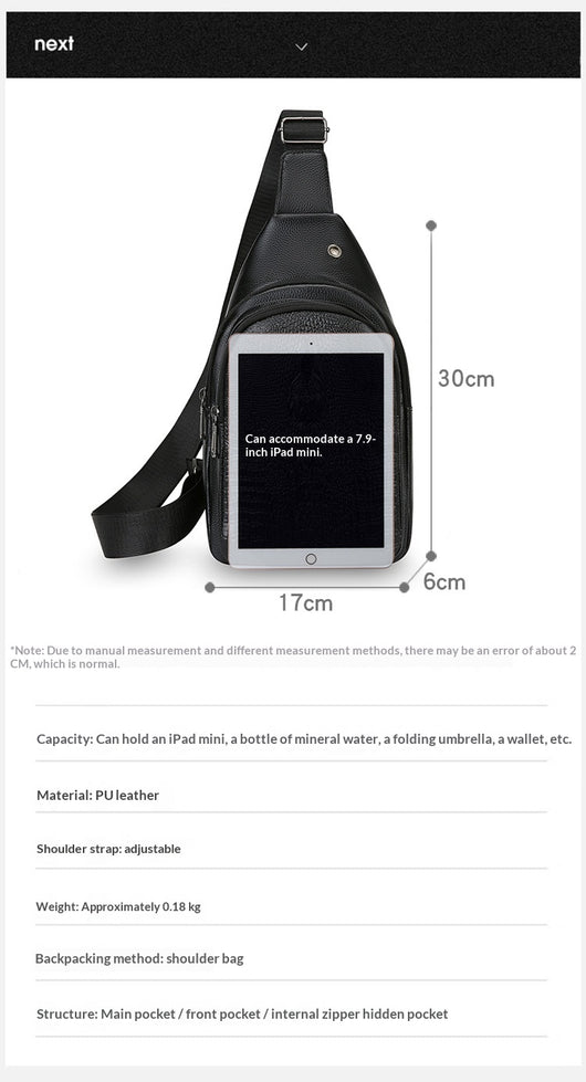 Bolsa Cruzada de Negocios para Hombre - Estilo Moderno y Funcional - Image 10