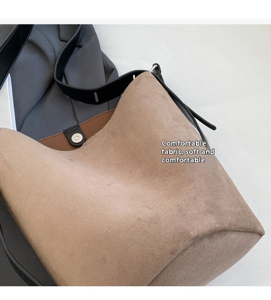 Bolsa de Hombro Retro Mate Gran Capacidad - Estilo Versátil Todo Uso - Image 13