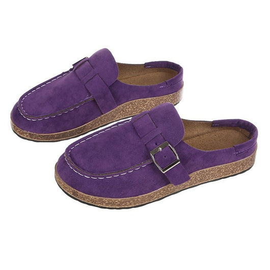 Pantuflas Cómodas de Ante Frosted con Suela de Espuma Acolchada - Image 9