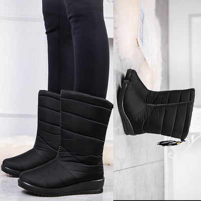 Botas de Nieve para Mujer con Borlas Impermeables y Suela Antideslizante - Image 15