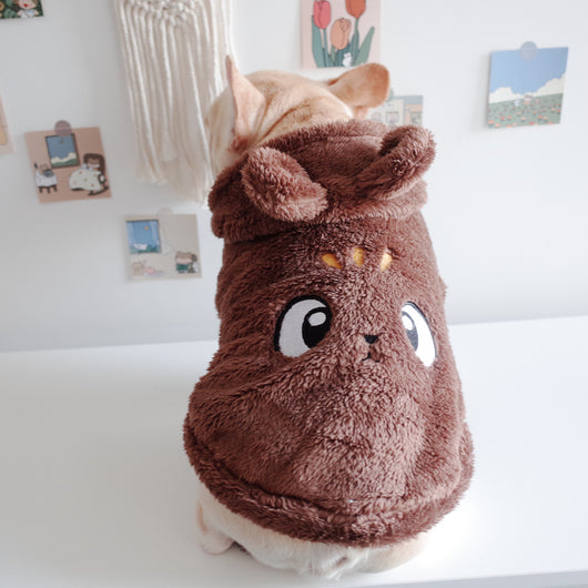 Chaleco con Capucha y Bordado Cartoon para Mascotas - Image 11
