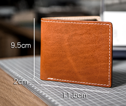Billetera Corta de Cuero Premium para Hombre con Estilo Personalizado - Image 7
